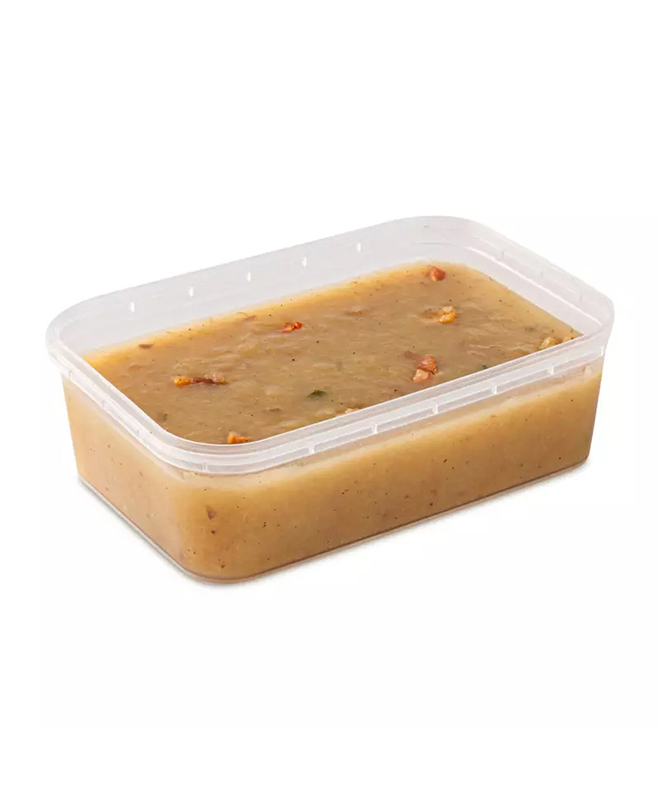 Creme de Aipim com Carne Desfiada